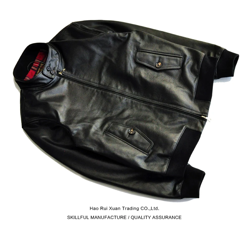 Saucezhan G9 Genuine Leather Jacket Mens Leather Jacket Biker Jacket