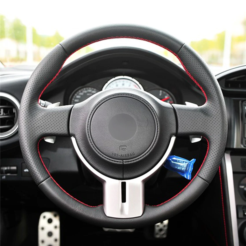 Чехол на руль автомобиля для Toyota 86 2012 2015 Subaru BRZ Scion FRS Braid чехол из натуральной