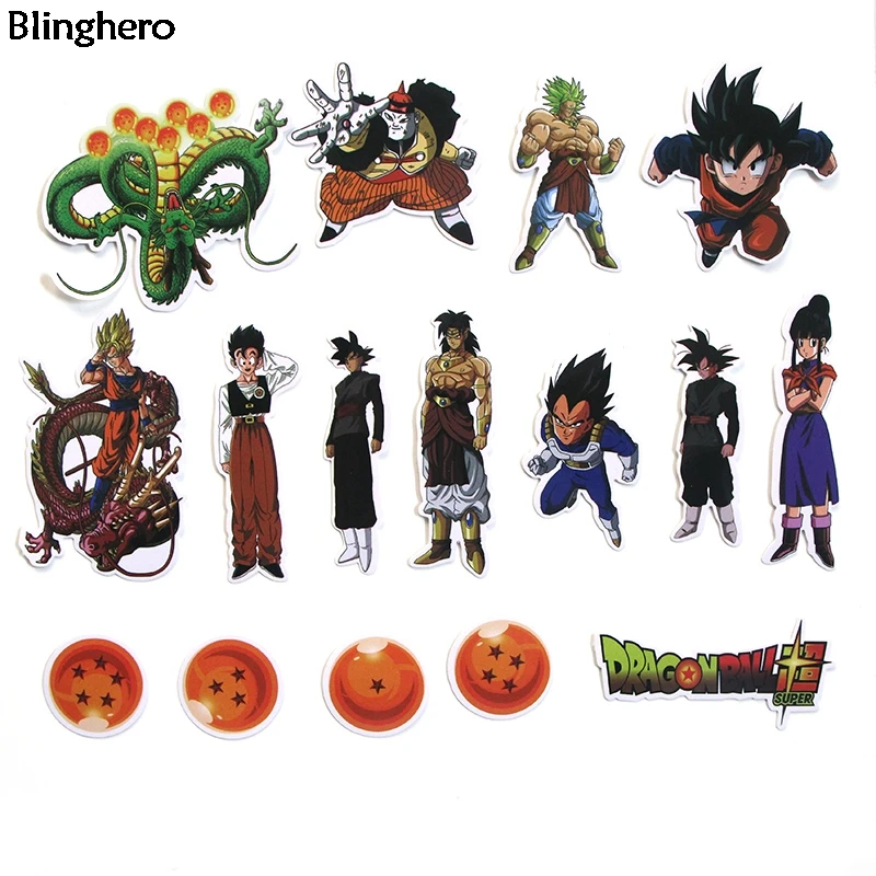 20 компл./лот Blinghero Dragon Ball Стикеры s 56 шт./компл. аниме Стикеры s граффити Стикеры s для дневника Стикеры альбом наклейки BH0111