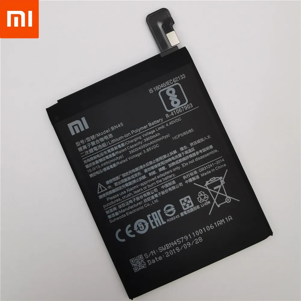 Xiao mi BN45 аккумулятор для телефона Xiao mi Red mi Note 5 Note5 Оригинальные аккумуляторы для мобильных телефонов бесплатные инструменты