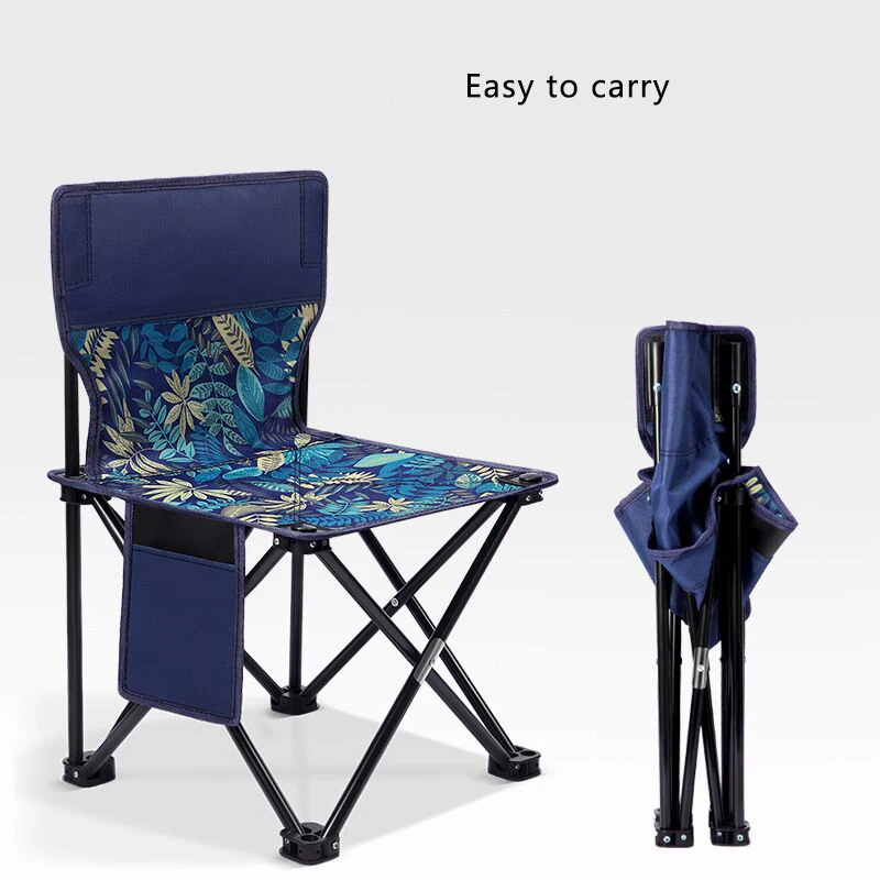 Hot Sale Summer Outdoor Portable Folding Oxford Beach Chair High Strength Camping Fishing Chair
