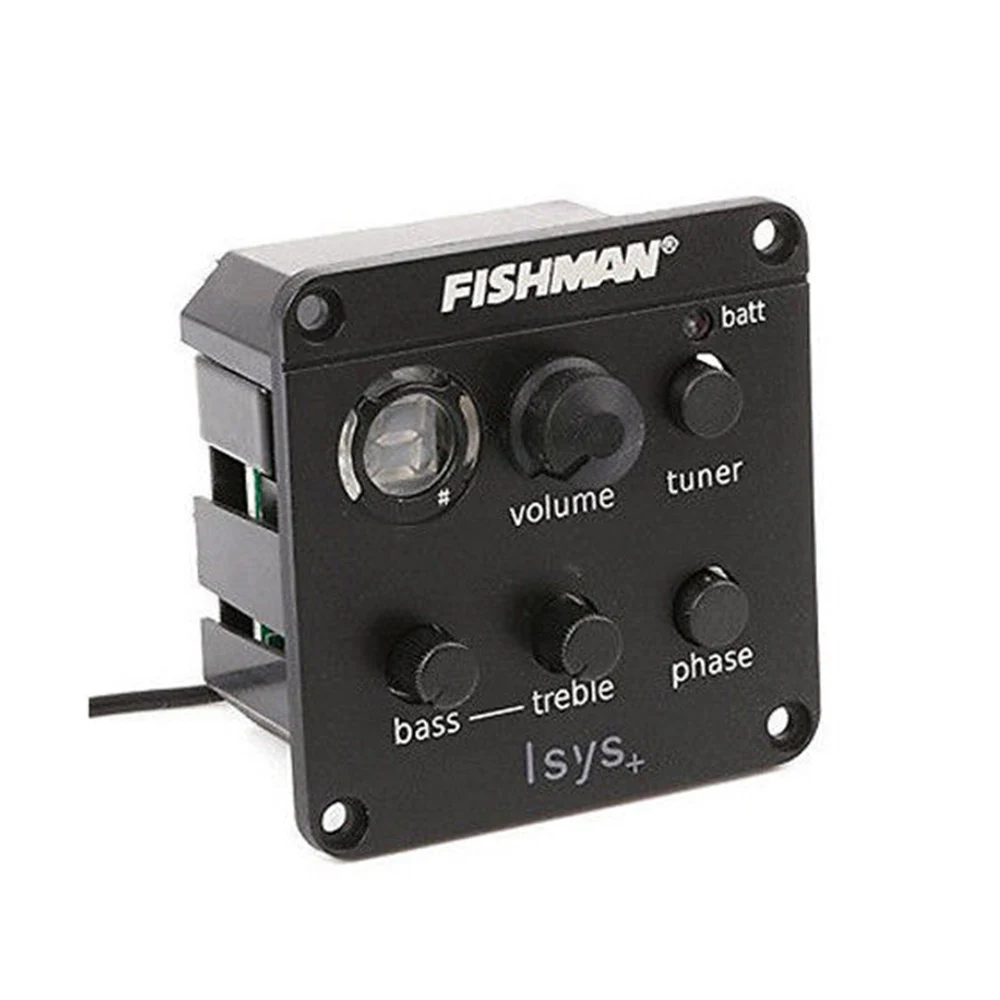 Fishman ISYS EQ Tuner Piezo Pickup Preamp System for Acoustic Guitar