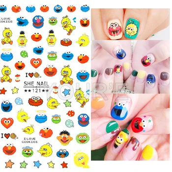 

Cute Boy 3D Nails Art Stickers Manicure Cartoon Duck Nail Design for Stickers for Nails Decals Decoration Adhesive Foils DIY