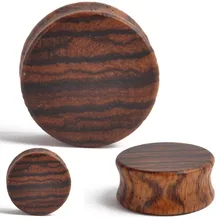 2 шт панковские деревянные беруши для пирсинга, тоннель, деревянный Эспандер для ушей, двойное расклешенное седло для модного пирсинга, ювелирные изделия 8 мм-30 мм