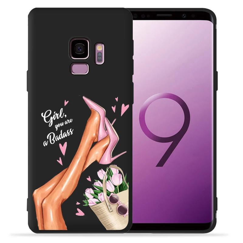 Сексуальная девушка Роскошный чехол для телефона samsung Galaxy S9 S8 S10 Plus S7 S6 Edge S10 Lite Note9 8 10 Pro чехол Etui