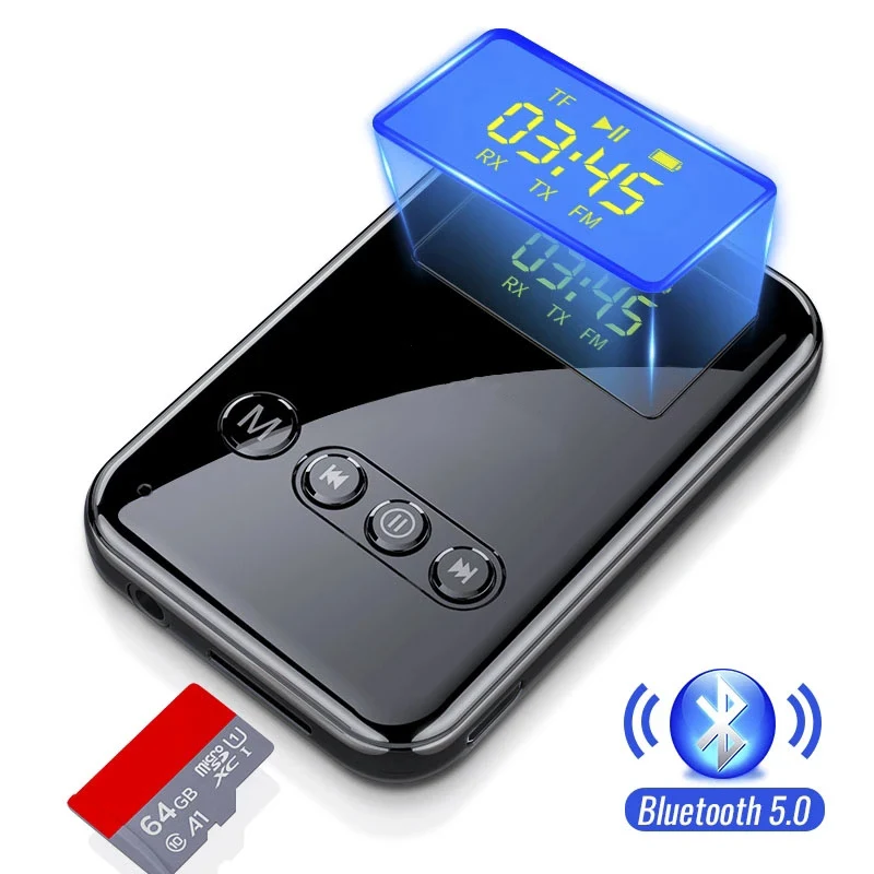 Bluetooth 5.0 Transmitter Receiver 3.5mm Jack Aux Audio Wireless Adapter For PC TV Headphone Car 5 0 | Электроника
