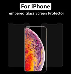 2 шт. закаленное стекло для iPhone 11 Pro Max i8 i7 i6S i6 Plus 2.5D 9H ультратонкий протектор экрана для iPhone 11 Pro