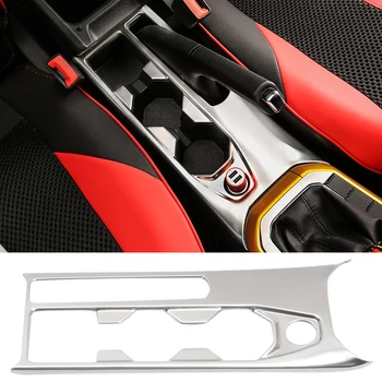 

LHD!!!! For Volkswagen Polo Mk6 2019 2020 Stainless Steel Interior Water Cup Frame Decoration Cover Trim 1PC Car Accessories