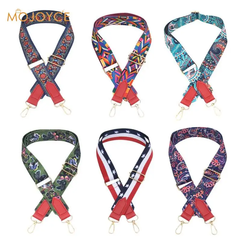 

Shoulder Bag Strap Handle Colorful Ethnic Style Wide Shoulder Belts Replacement Shoulder Hanger Hand Belt Women Bags Accessories