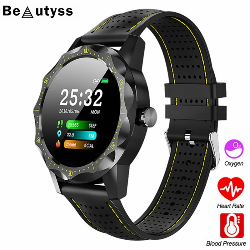 

Beautyss Smart Watch Men IP68 Heart rate Activity Fitness Tracker amazfit bip Smartwatch Clock for android apple phone