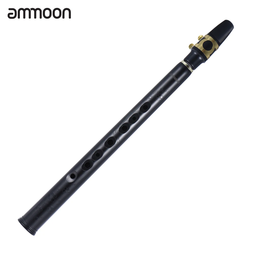 Ammoon мини саксофоны карман Bb Саксофон альт саксофон из АБС-пластика с мундштуки 10