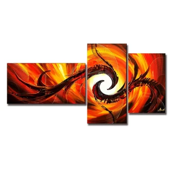 

Handmade 3 Pieces Abstract Oil Paintings Group Painting on Canvas Large Modern 100% Hand Painted Wall Art Home Decorations