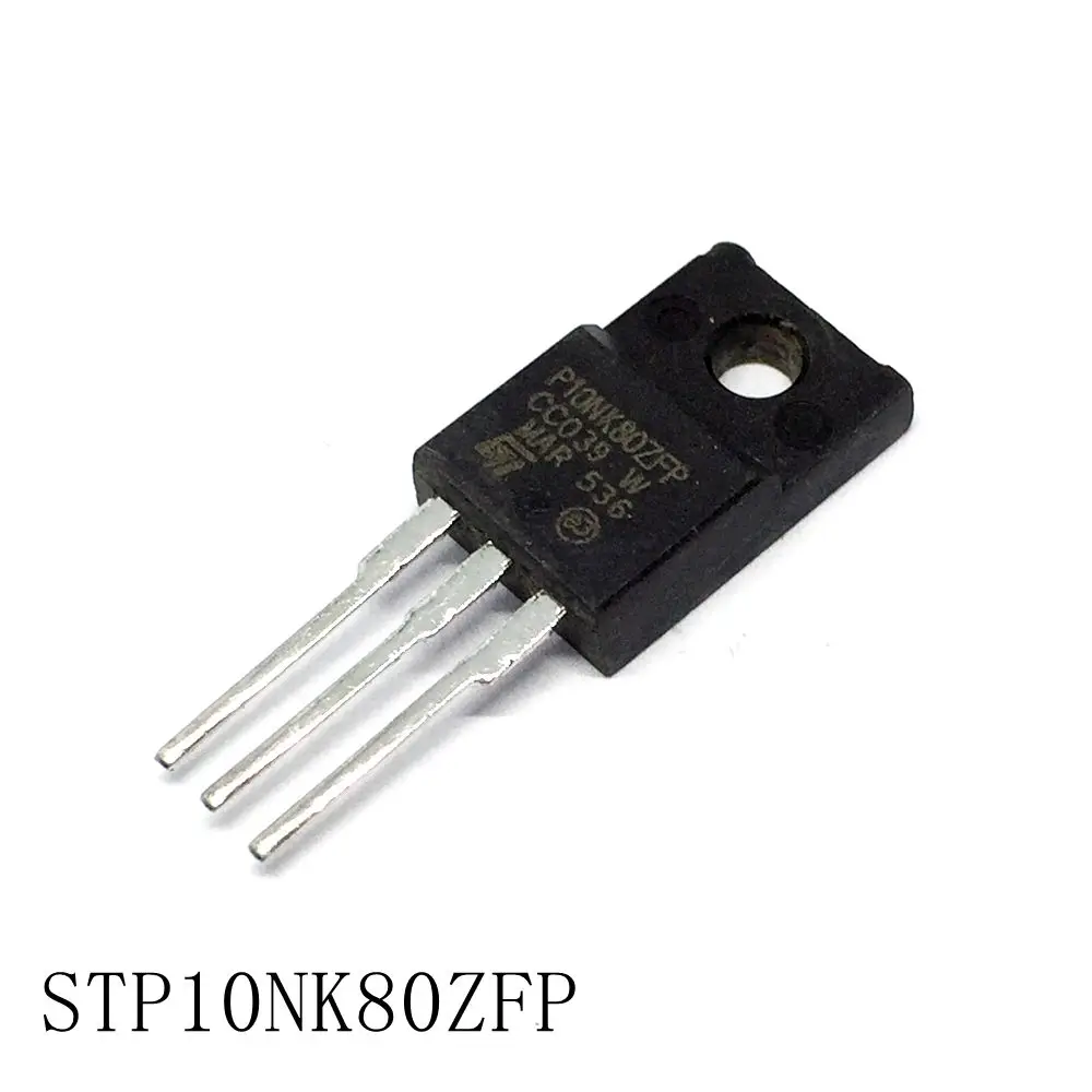MOS STP10NK80ZFP TO-220F 10A/800V 10 шт./лот новинка на
