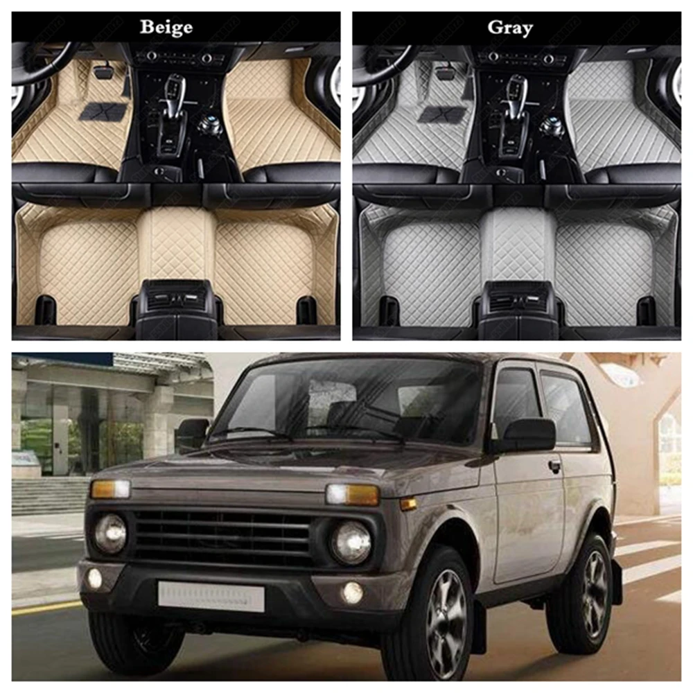 Кожаные автомобильные коврики для Лада Нива 4x4 2121 2123 2115 2110 2111 2112 2113 2114 2116 2117 213 |