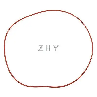 

190mm Outside Dia 2.5mm Thickness Red Silicone O Ring Oil Seal Gasket