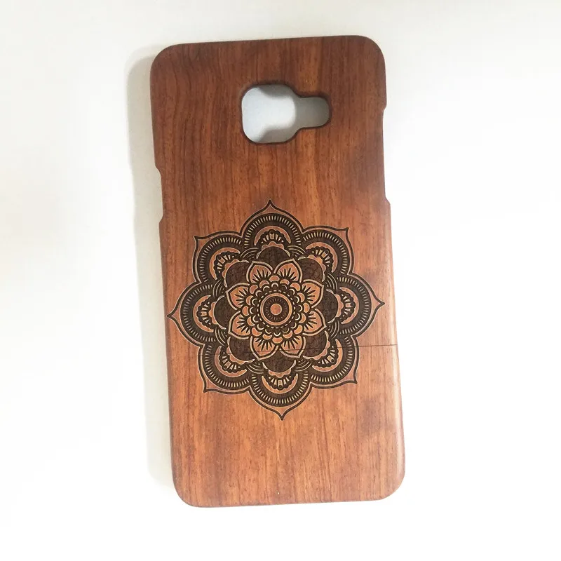 Mandala Чехол для телефона из натурального дерева для samsung A3 чехол s Деревянный корпус для телефона задняя крышка для samsung A5/A3 Fundas Coque - Цвет: Mandala