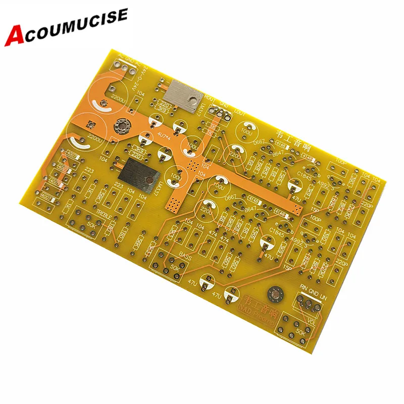 1pcs Preamp Pcb Nad Discrete Tone Preamplifier Board No Electronic
