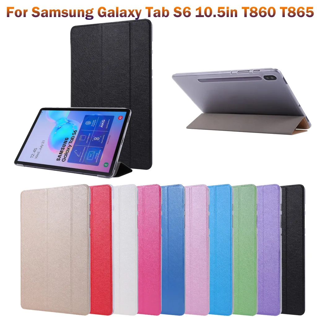 Умный чехол для samsung Galaxy Tab S6 10.5in T860, тонкий чехол, стоячий чехол для планшета, Подарочный чехол для планшета, противоударный чехол