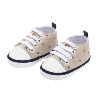 

Newborn Baby Boys Girls Crown Printed Canvas Shoes With Casual Shoes Baby Toddler Shoes Boy Baby Girl First Walker Shoes