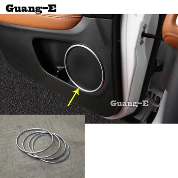 

Car Door Detector Stick ABS Chrome Inside Audio Speak Sound Cover Ring Circle Lamp Trim 4pcs For Honda HRV HR-V Vezel 2019 2020