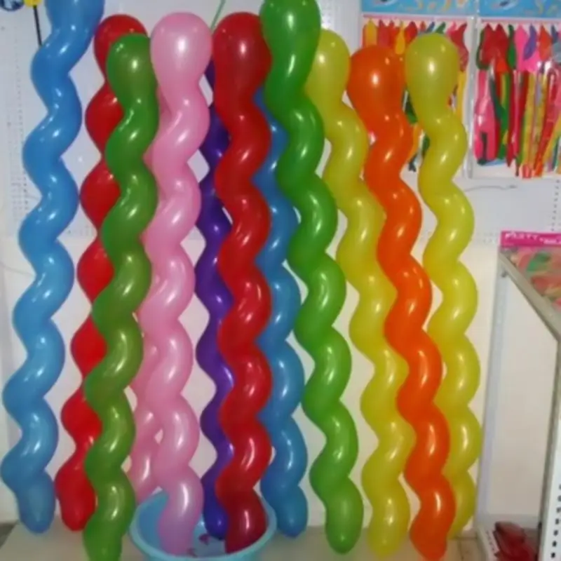 100 шт длинные винтовые твист-шары Детские игрушки на день рождения латексные воздушные шары для свадебной вечеринки праздничный декор и воздушные шары надувной насос узловой