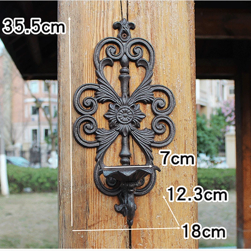 Antique Handmade Cast Iron Wall Candle Holder American Farm Country Accents Home Garden Decor Wall Mounted Metal Candle Holder Antique Handmade Cast Iron Wall Candle Holder American Farm Country Accents Home Garden Decor Wall Mounted Metal Candle Holder