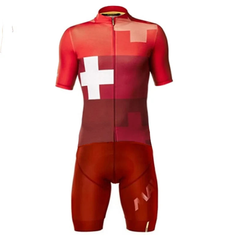 MAVIC Новая летняя мужская велосипедная одежда Skinsuit Mtb боди Ropa Ciclismo Быстросохнущий велосипед wea - Цвет: 8