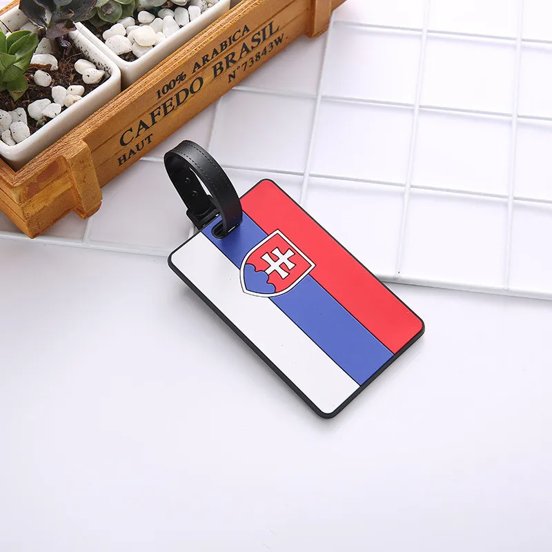 New Luggage&bags Accessories Cute Novelty Rubber Funky Travel ID Addres Holder Label Straps Suitcase Luggage Tags Drop Shipping - Цвет: SK-3