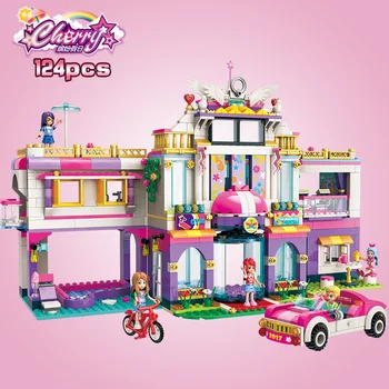 

ENLIGHTEN 944PCS compatible with Girls'Friends Series Star Dream Holiday Villa Princess Dream Castle Building Block