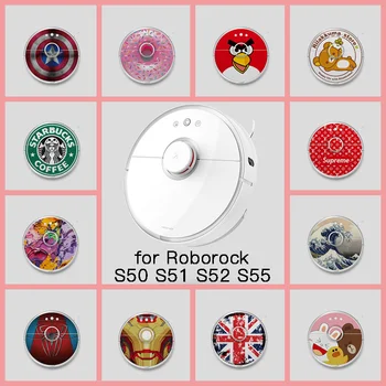 

Provide Customized Custom Vinyl Cute Sticker for xiaomi Roborock S50 S51 S52 S55 Robot Robotic Vacuum Cleaner Skin Spare Parts