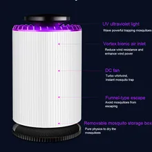 Новая распродажа, USB лампа-убийца комаров, фотокатализатор, бесшумный светодиодный светильник для дома, ловушка для насекомых, без излучения, L9#2