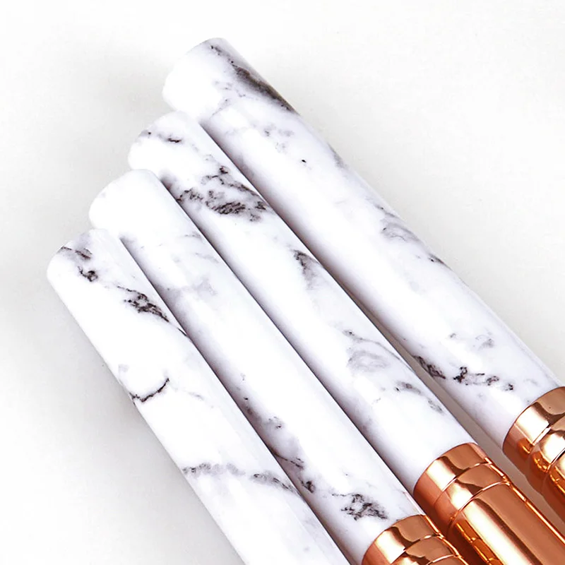 10pcs Unicorn Makeup Brush Set Marble Handle Foundation Blending Powder Eyeshadow Brushes Cosmetic Beauty Pincel de maquilla