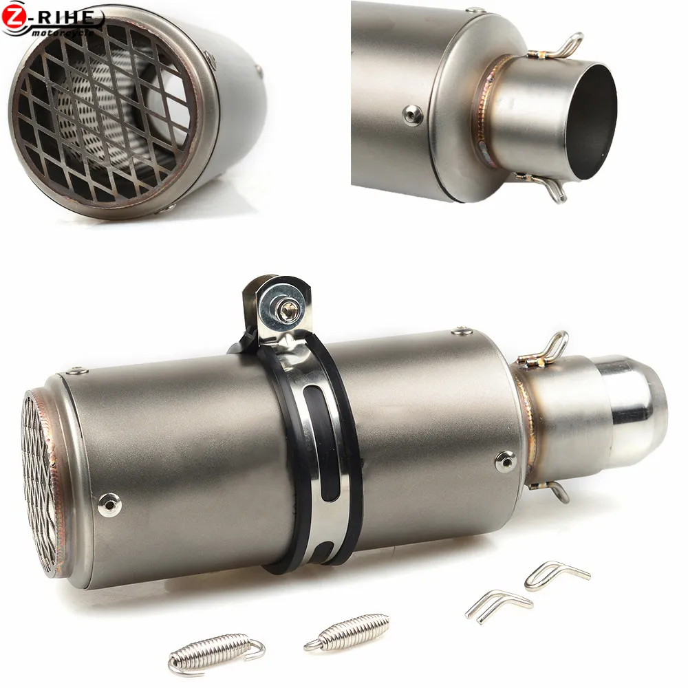 

Motorcycle Accessories Modified inlet Exhaust pipe Muffler Suitable caliber models For BMW F800r r1 trk502 gsxr750 msx125 cb650f