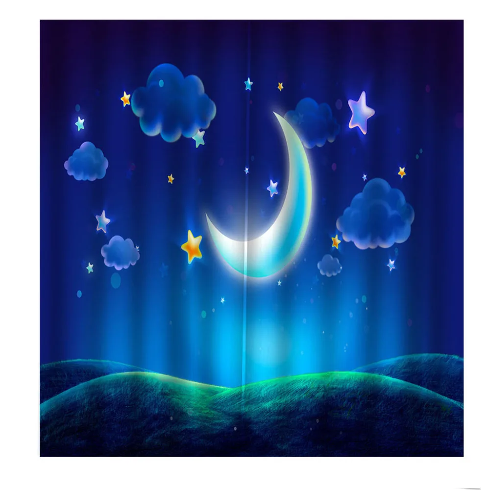 卡通梦幻月亮星星