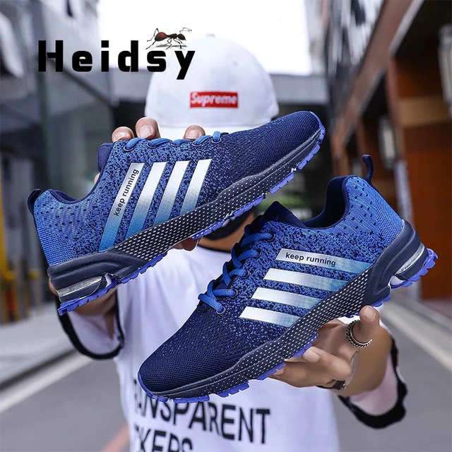 US $8.10 Heidsy Spring Autumn Fashion Men Sneakers Outdoor Breathable Casual Shoes Men Lightweight Flats Zap