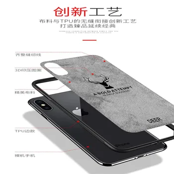 

mobile shell cloth pattern Xsmax XR tide brand elk 6 7plus sleeve 06285