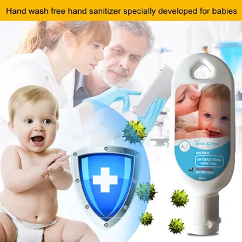 

Alcohol Free Kids Cleansing Gel Hand Sanitizer Gel Lasting And Effective Hand Gel 30ML