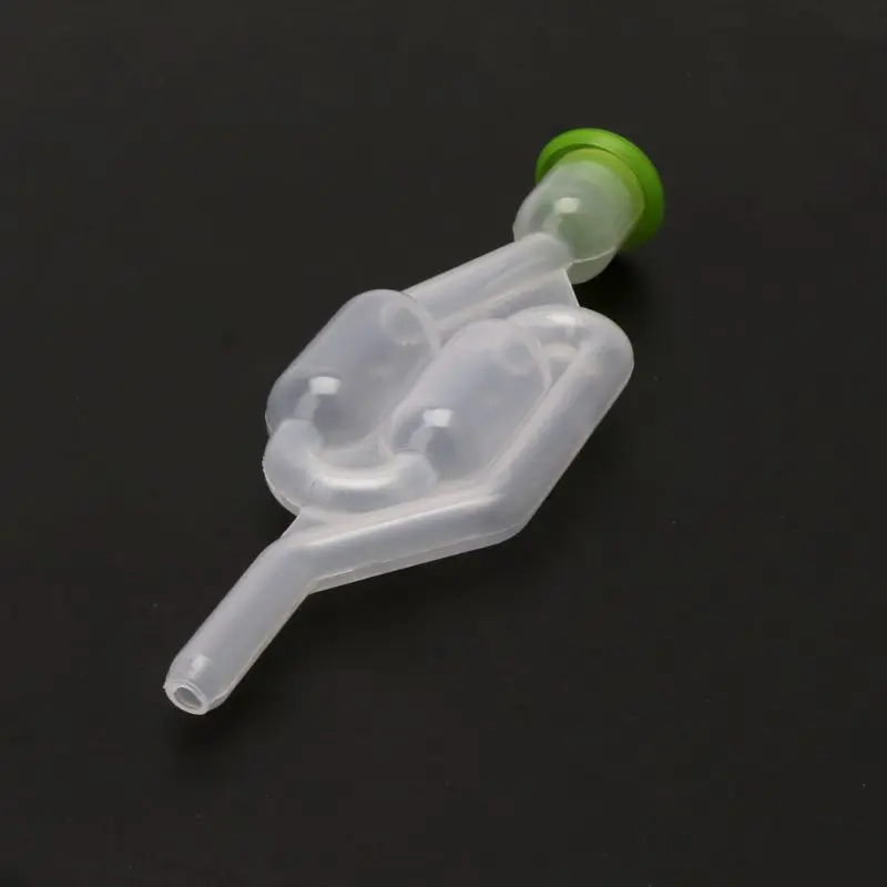 

5Pcs Plastic Fermenting Air Locks Twin Bubble S Types Wine Airlocks Fermenter