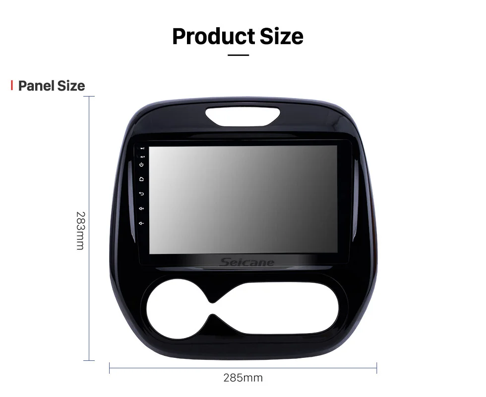 Seicane 9 дюймов Авторадио 2 din gps сенсорный экран автомобильный мультимедийный плеер для Renault Captur CLIO samsung QM3 Авто A/C 2011