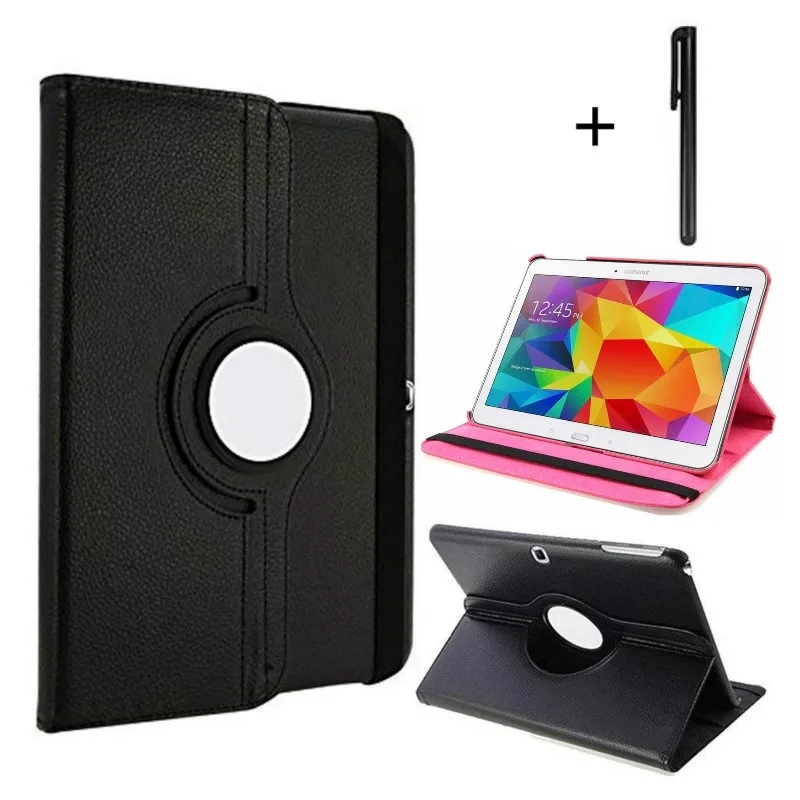 Estojo Rotativo para Samsung Galaxy Tab 10.1 P5200 P5220 P5210 Gt-p5200 Capa Folio pu Couro Suporte Suporte Shell