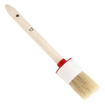 

Auto Care Wash Car Brush Auto Detailing Soft Bristle Wood Handle for Interior Dashboard Rims Wheel Air-Conditioning Engine