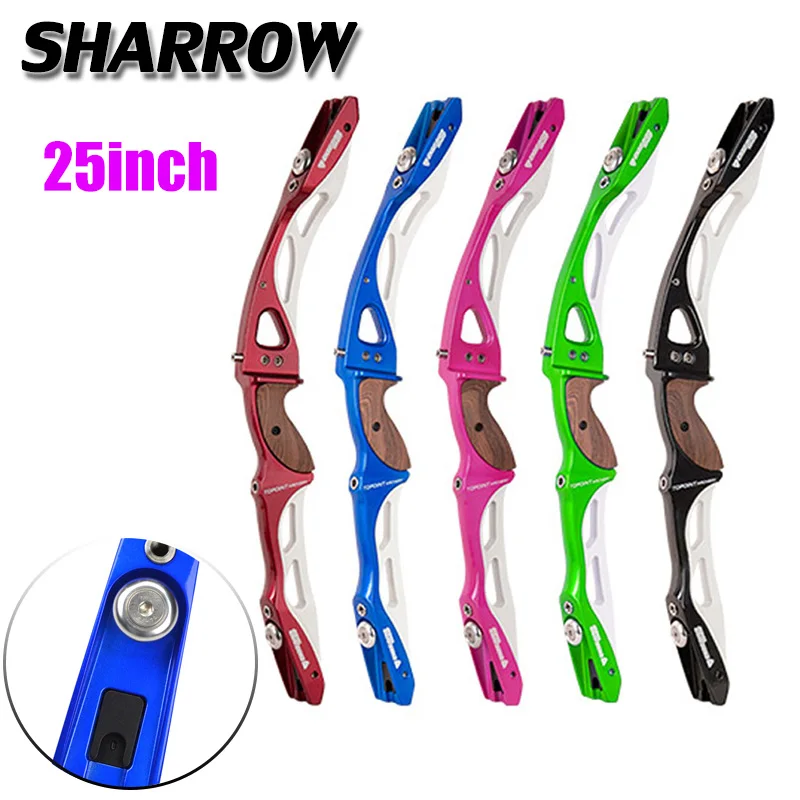 

25inch Recurve Bow Riser 18-44lbs Aluminum Alloy ILF Bow Handle Outdoor Hunting Shooting Bow And Arrow Accessories