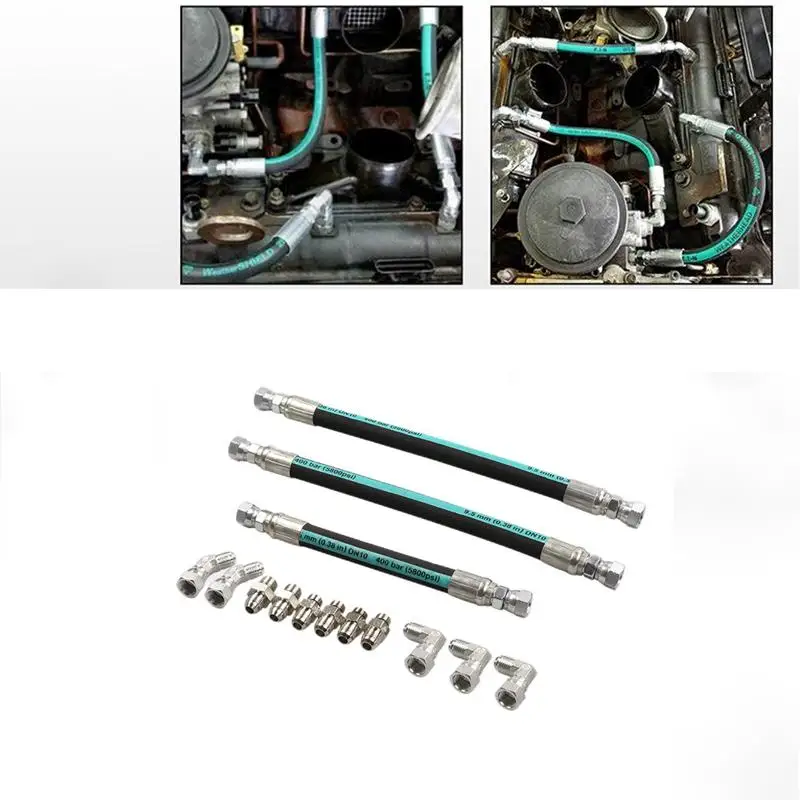Шланг высокого давления для масляного насоса Ford 99-03 7 3 л (3 шланга разъема 90 ° 2 45 6