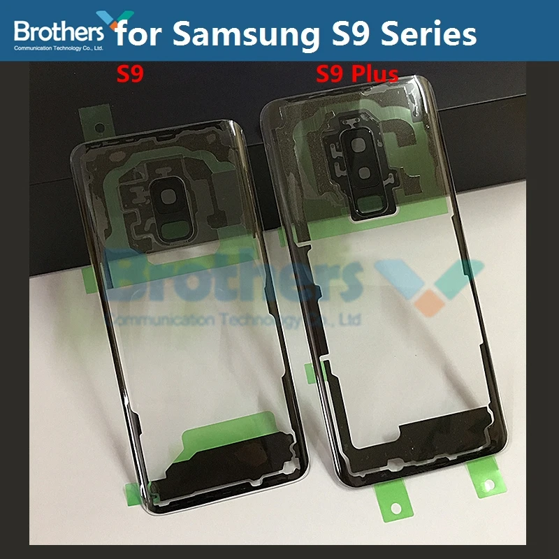 Для samsung Galaxy S8 S8Plus S9 S9Plus прозрачный корпус батареи для S7 S7edge S6 S6edge S6Plus дверь батареи с камерой стекло