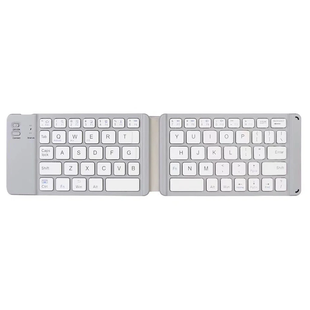 Portable Folding Mini Bluetooth Keyboard Foldable Wireless Keypad for iphone ipad android phone Tablet PC Laptop Keyboard
