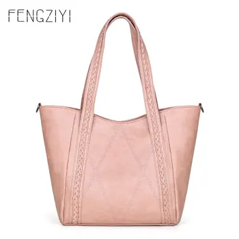 

Women's Bag 2020 Stylish Simplicity Weave Ladies HandBags PU Portable Practical Elegant Crossbody Bags For Women 6 Pieces Set