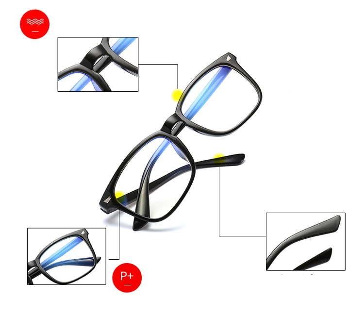 Анти синий луч прозрачные линзы модные очки Oculos прозрачные компьютерные очки для женщин и мужчин очки оправа женские трендовые St