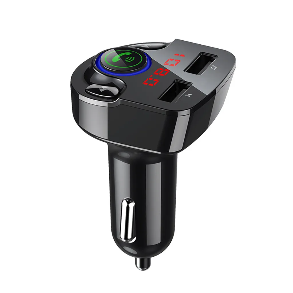 Автомобильный комплект громкой связи, беспроводной Bluetooth, fm-передатчик, ЖК-дисплей, Автомобильный MP3-плеер, USB зарядное устройство, fm-модулятор, автомобильные аксессуары
