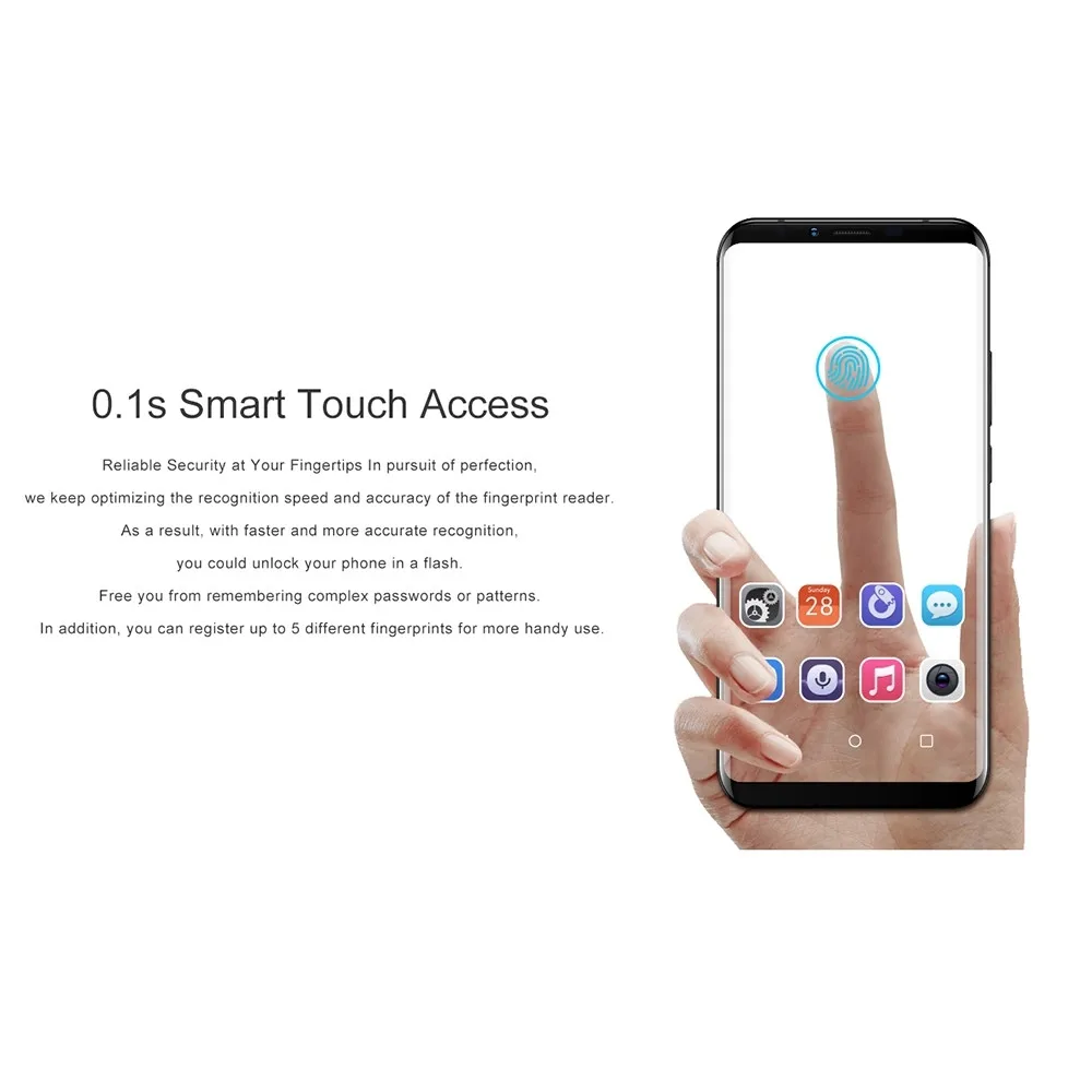 Лучшая цена 4G Android мобильный телефон Восьмиядерный ОЗУ 4 Гб ПЗУ 64 Гб Беспроводное зарядное устройство Смартфон Высокое качество покупка