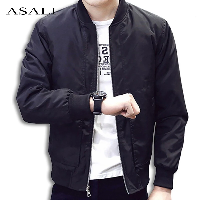 Весна ветровка мужская спортивная куртка Для мужчин Модная тонкая ветровка куртка на молнии с капюшоном; в стиле «хип-хоп» Черный, серый цвет M-3XL - Цвет: Black FK063